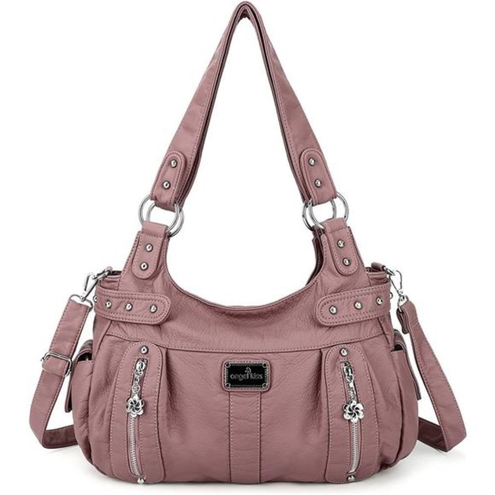Large Purses And Handbags For Women Pink